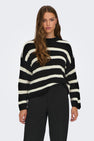 JDYJUSTY L/S STRIPE PULLOVER KNT NOOS