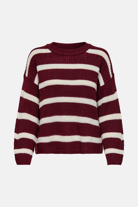 Trui met ronde hals Rood - JDY
