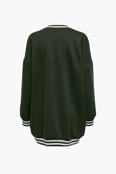 Pull-over vert vert ONLY ONLY ONLY détailstails en dé,, les et et et