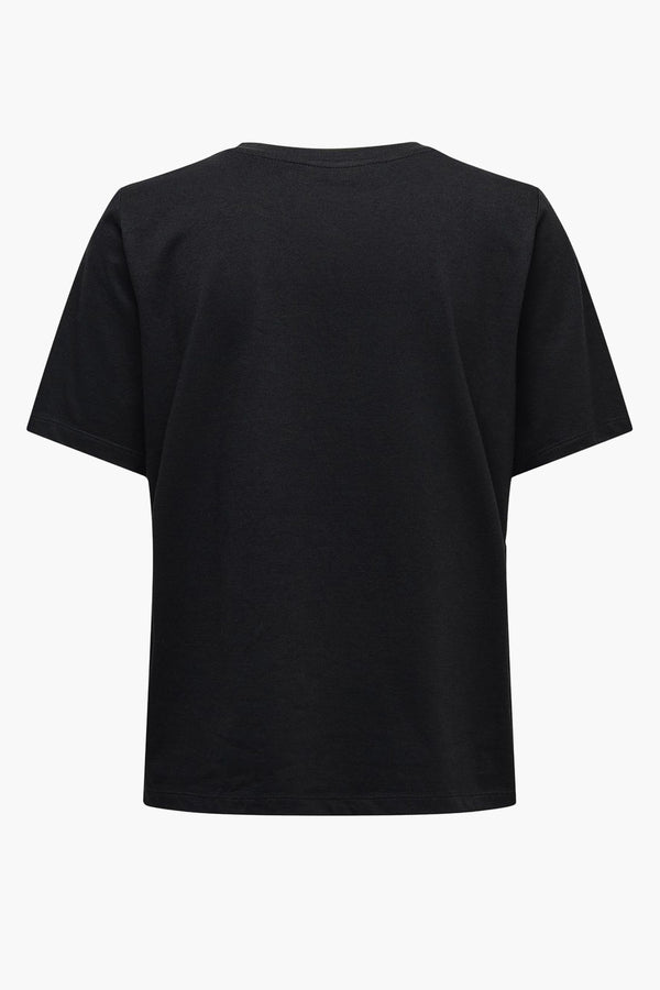 Top uni manche courte Noir - ONLY®