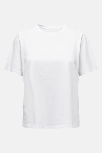 T-shirt blanc ONLY, lisse et manches courtes.