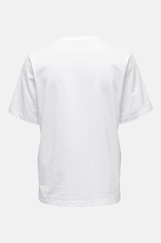 T-shirt blanc d'ONLY, vu de derrière.