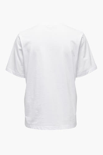 T-shirt blanc ONLY, vue arrière.