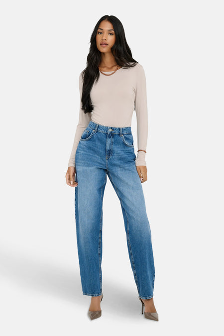 JDYMILA L/S O-NECK TOP JRS NOOS