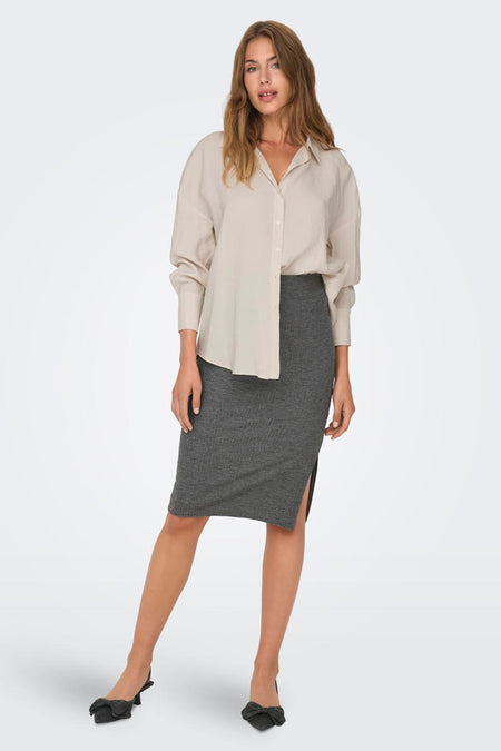Hemd (lange mouwen) Ecru - ONLY®