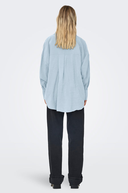 Hemd met lange mouwen - blauw