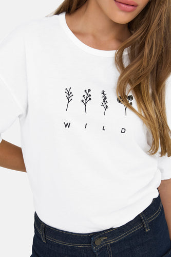 T-shirt met korte mouwen - wit - JDY