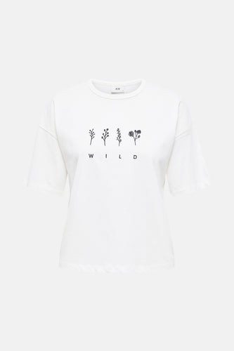 T-shirt met korte mouwen - wit - JDY