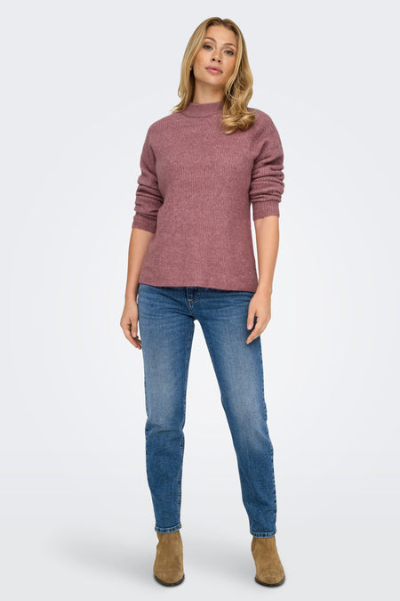 Trui met ronde hals Roze - ONLY®