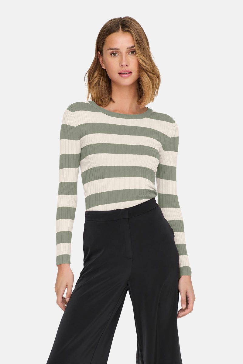Pull col O Vert - JDY