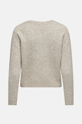 Trui met ronde hals ecru - JDY