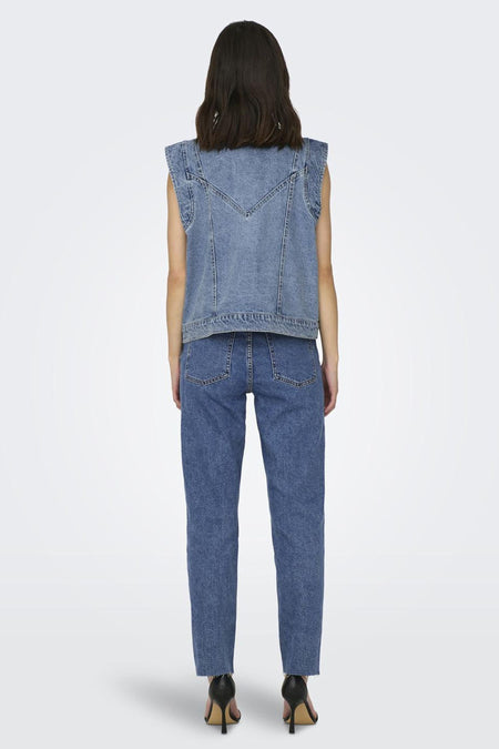 Jeansjas - mid blue denim