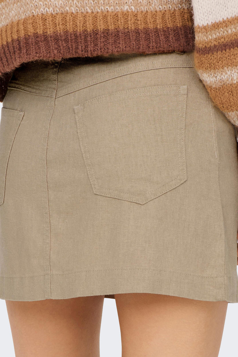 Korte rok - beige