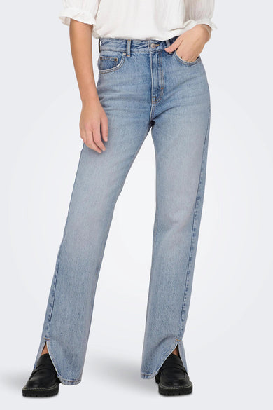 Straight jeans - light blue denim