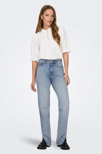 Straight jeans - light blue denim