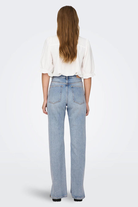 Straight jeans - light blue denim