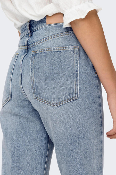 Straight jeans - light blue denim