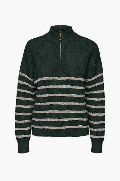 ONLTOKYO L/S ZIP PULLOVER KNT NOOS