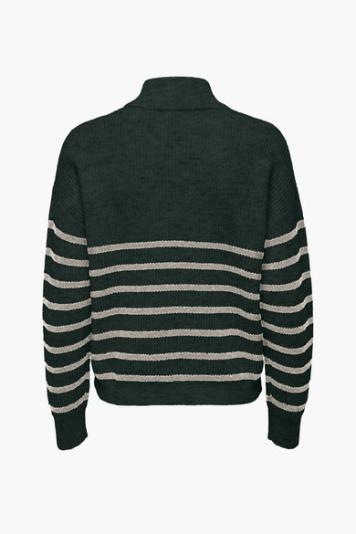 ONLTOKYO L/S ZIP PULLOVER KNT NOOS