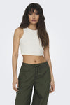 ONLVILMA S/L CROPPED TANK TOP JRS NOOS