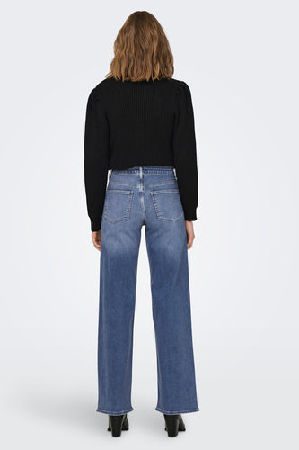 MADISON BLUSH - mid blue denim
