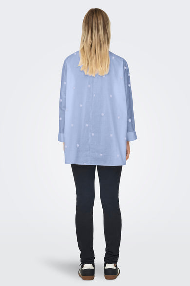 Hemd met lange mouwen - blauw