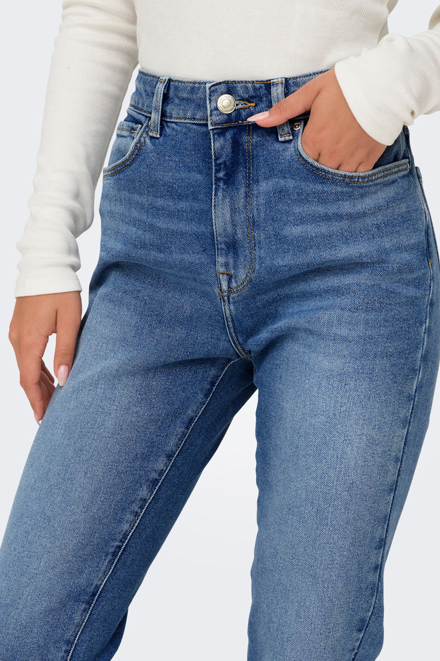 EMILY - mid blue denim - ONLY®