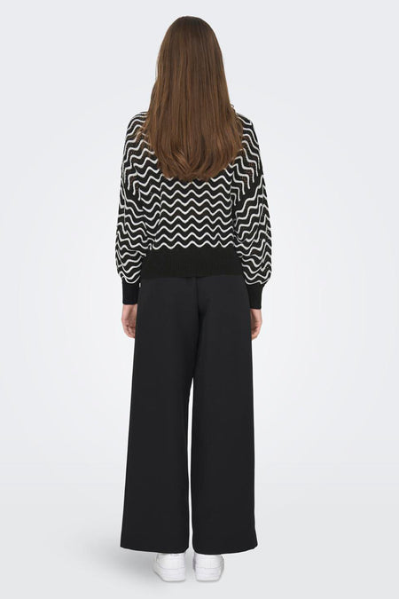 JDYRITA L/S SHORT STRUC PULL KNT NOOS