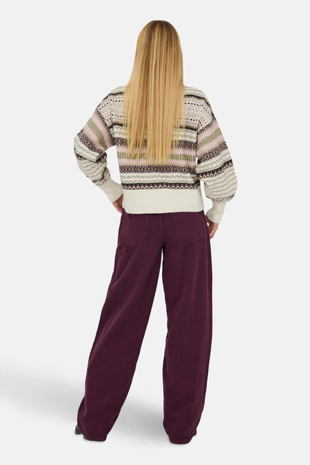 Trui met ronde hals ecru - ONLY®