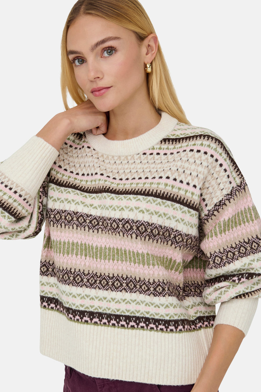 Pull met ronde hals - Multicolor - ONLY®