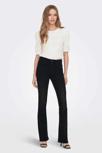BLUSH FLARE - Black denim - ONLY®
