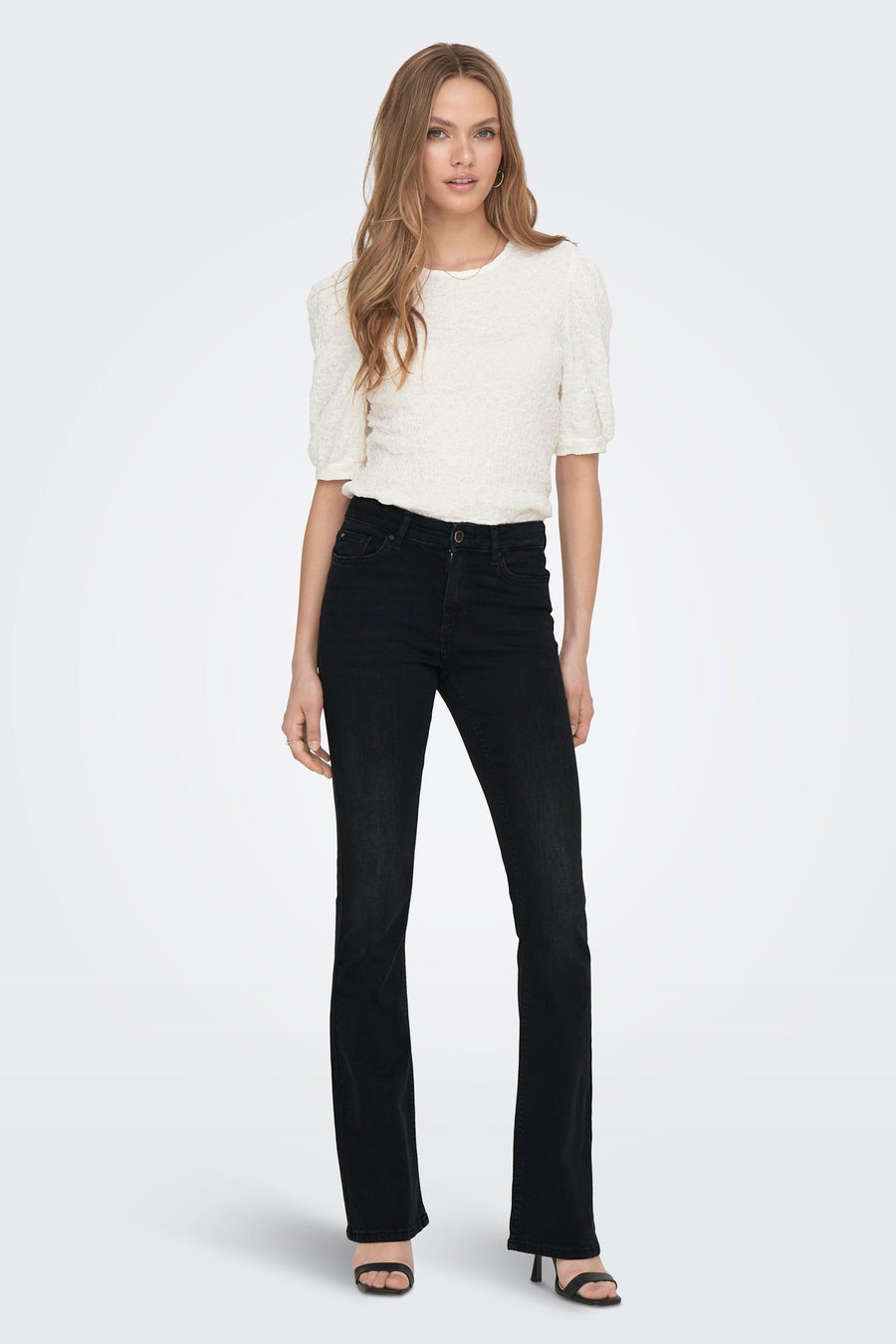 BLUSH FLARE - Black denim - ONLY®