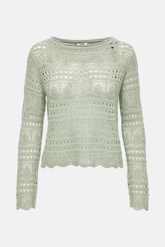 Pull col O vert - JDY - JDY