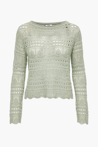 Pull col O vert - JDY - JDY