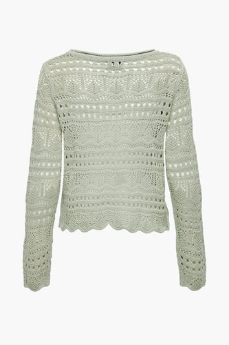 Pull col O vert - JDY - JDY