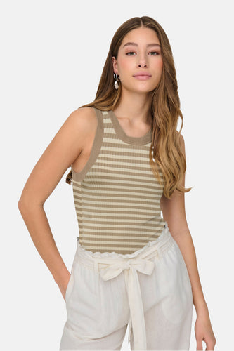 T-shirt met korte mouwen - beige
