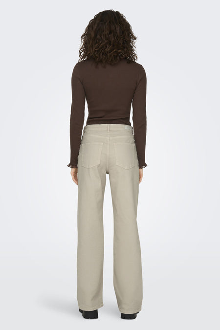 Jeans wide Off white denim - ONLY®