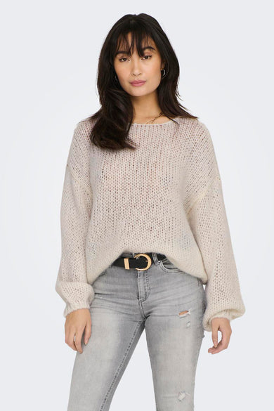 ONLNORDIC LIFE LS O-NECK KNT NOOS