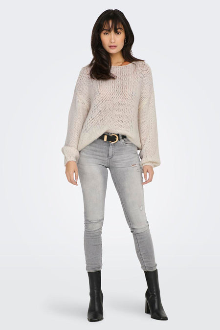 ONLNORDIC LIFE LS O-NECK KNT NOOS