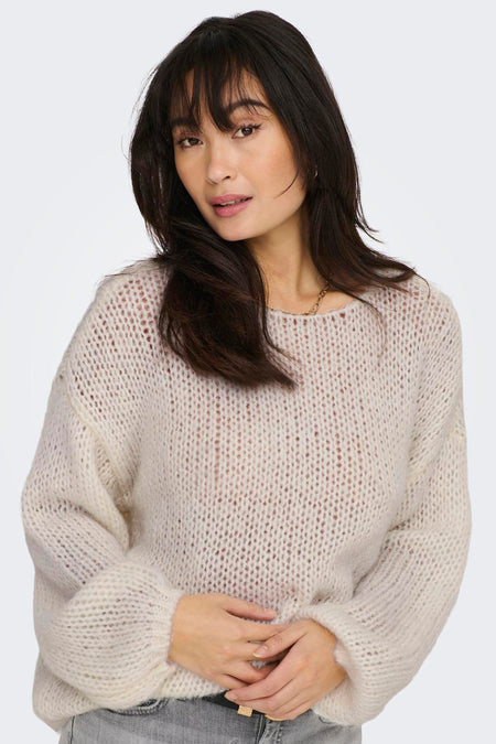 ONLNORDIC LIFE LS O-NECK KNT NOOS