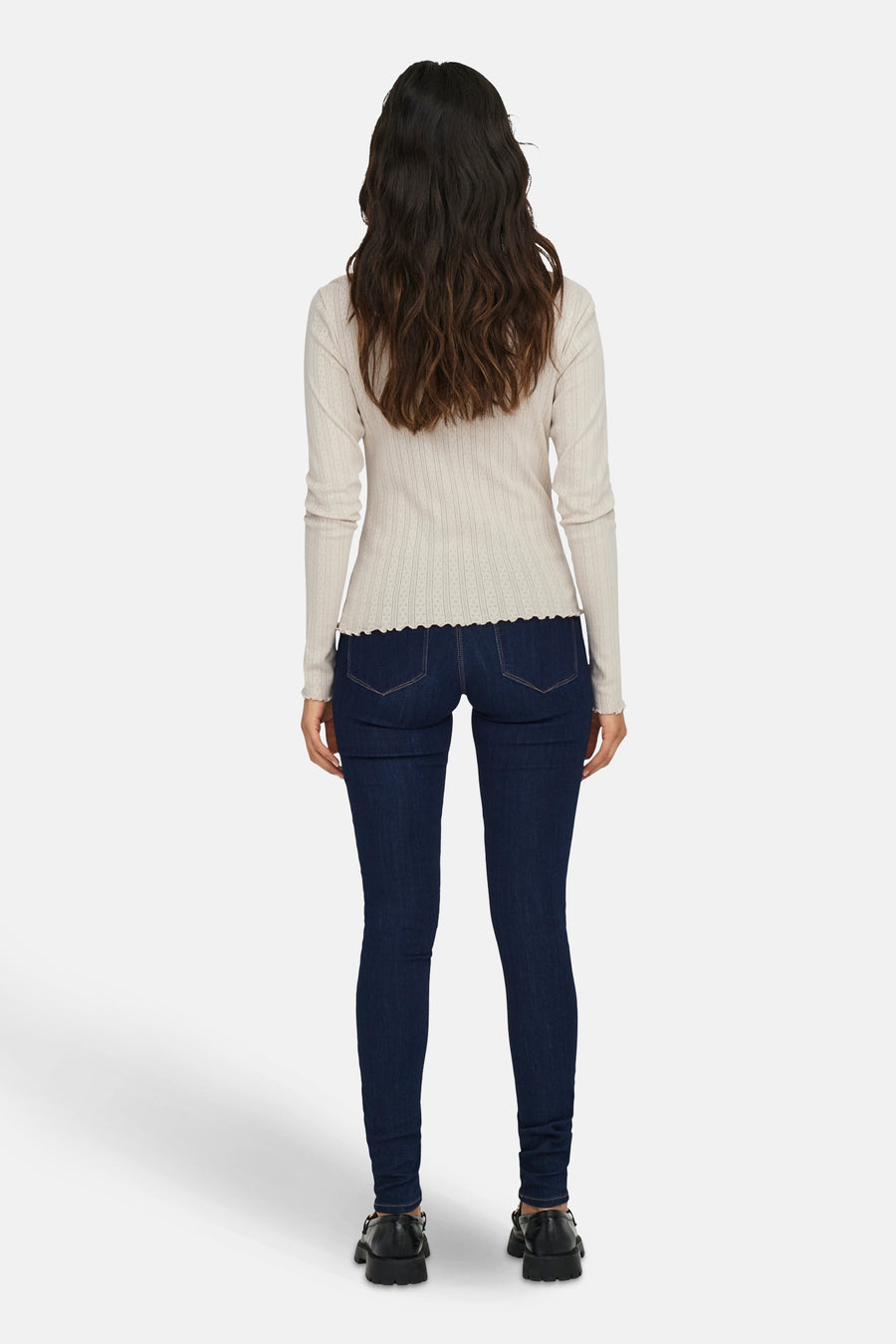 T-shirt met lange mouwen - ecru - ONLY®