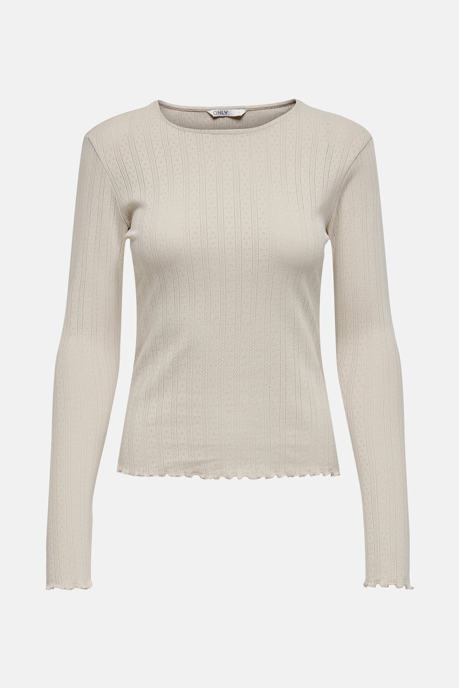 T-shirt met lange mouwen - ecru - ONLY®