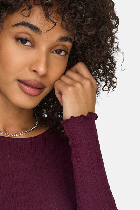 ONLCARLOTTA L/S TOP NOOS JRS