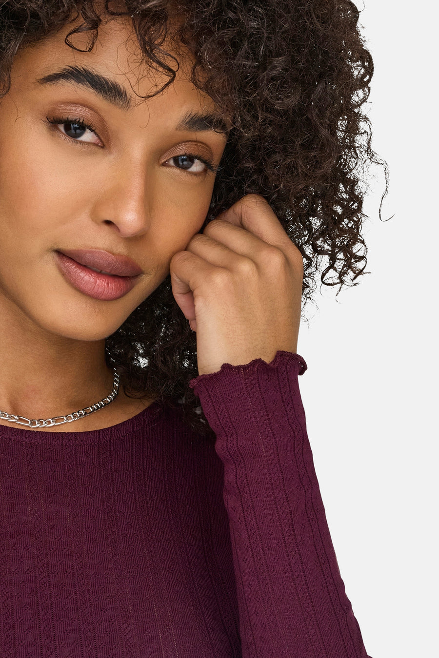 T-shirt met lange mouwen - Paars - ONLY®