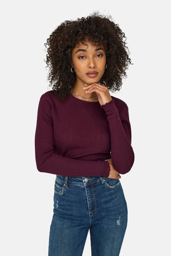 T-shirt met lange mouwen - Paars - ONLY®