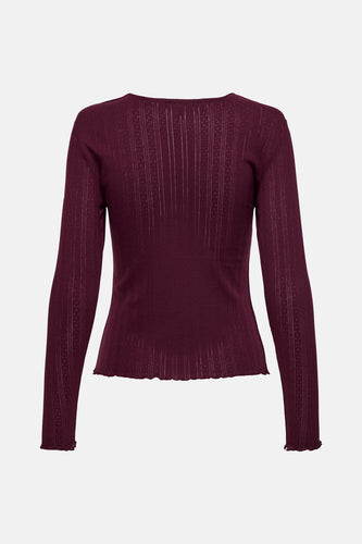 T-shirt met lange mouwen - Paars - ONLY®