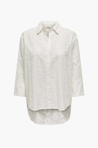 Hemd met lange mouwen - wit - JDY