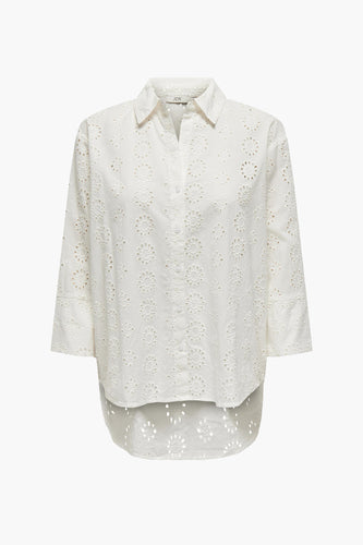 Hemd met lange mouwen - wit - JDY