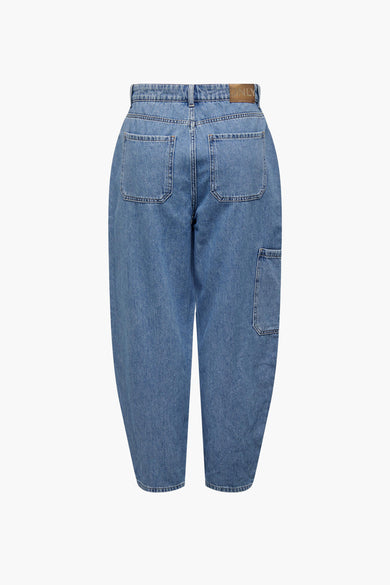 Mom jeans - mid blue denim