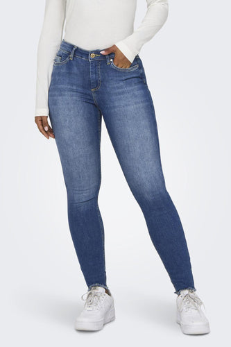 BLUSH SKINNY - mid blue denim